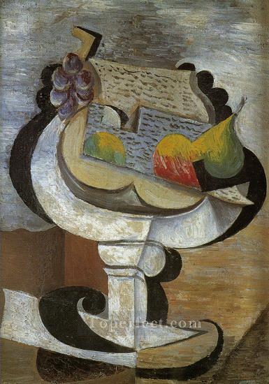 Compotier 1907 cubismo Pablo Picasso Pintura al óleo